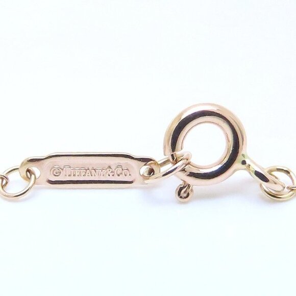 TIFFANY Authentic 18k Pink Heart Necklace - Picture 6 of 9